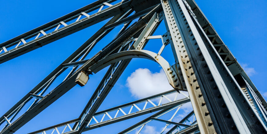 the Waibaidu bridge in Shanghai,China.